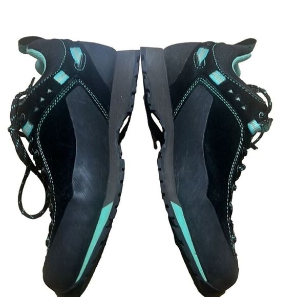 GARMONT DRAGONTAIL LT AQUA BLACK/LIGHT GREEN HIKING TRAIL SHOES SIZE 8 - Picture 2 of 8